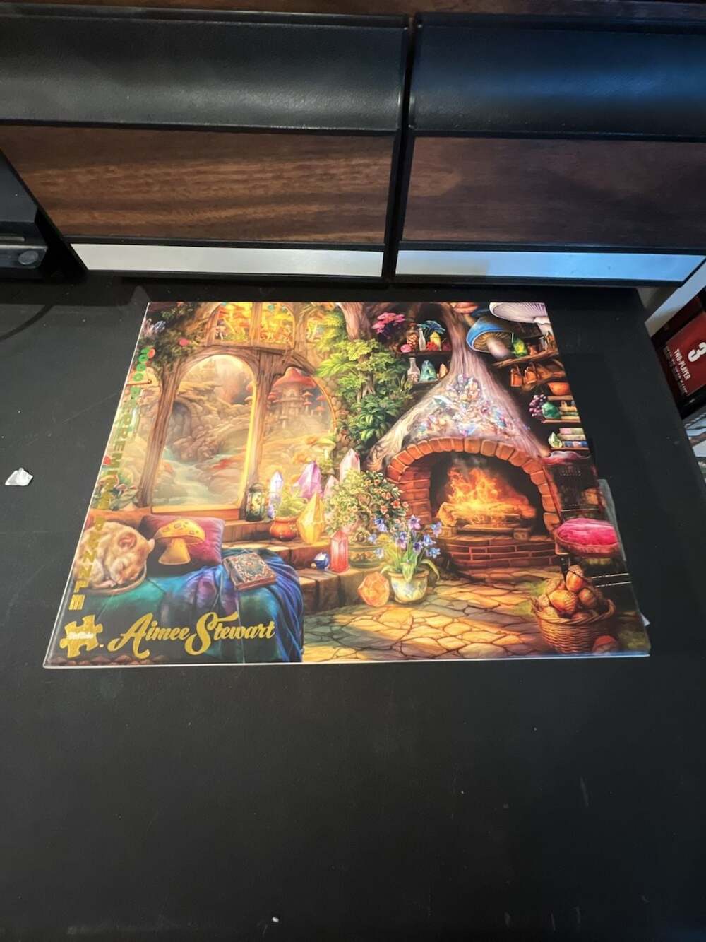Buffalo Games Aimee Stewart Merry Mushroom Cottage 1000-Piece Jigsaw Puzzle